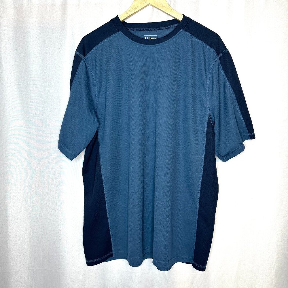 LL Bean Men’s Athletic Crewneck Short Sleeve, XL Outdoors Gorpcorp Hiking